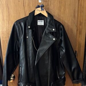 Old Navy Black Biker Jacket